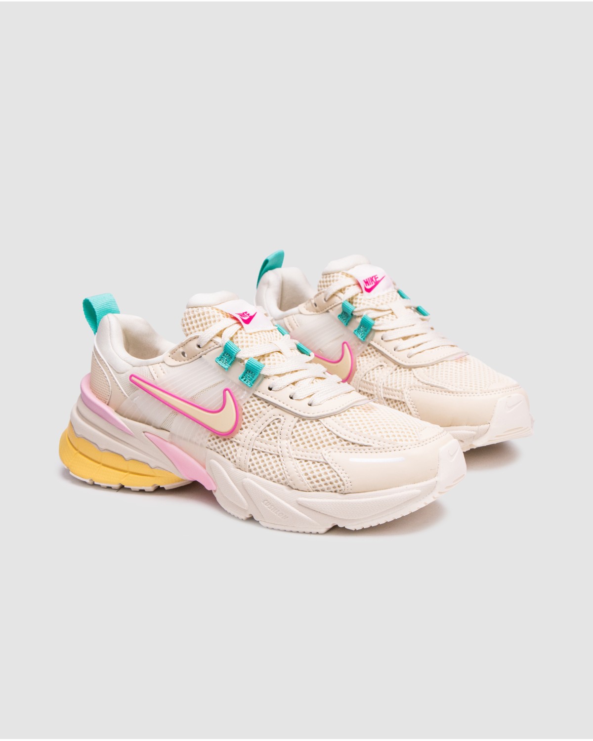 Nike V2K Runtekk Yellow/Cream/Pink